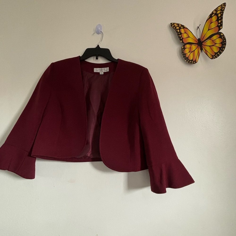 Tahari Deep Red Women's Blazer